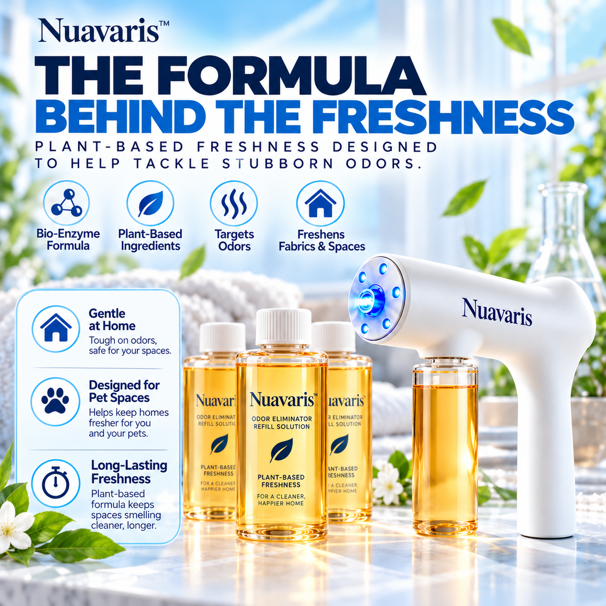 Nuavaris™ Nano-Light Odor Eliminator